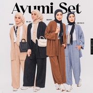 [READY STOCK] HAURABELLE | AYUMI SET / SET BAJU SELUAR MUSLIMAH SIZE S - 2XL (ORI 100% HQ)