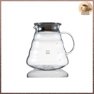 HARIO V60 Glass Server 800 Clear, 800ml, for 2-6 cups, Microwave Safe, Model XGSR-80-TB