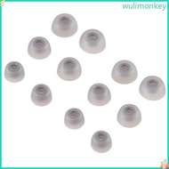 WU Silicone Ear Tips 6Pairs Earbuds Covers Sound Isolation For 75t 65t Eardphones Daily Wear Multipl