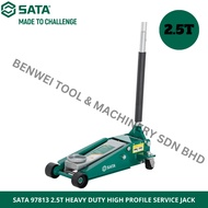 (D5) SATA 97813 2.5TONNE HIGH PROFILE HEAVY DUTY SERVICE JACK / HANDJACK / JACK BUAYA / HYDRAULIC JA