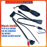 (Winner X) F10 2.0 inch led light control circuit, CX80 Kenzo on passing Sh button