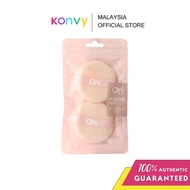 Oni Round Powder Puff 2pcs #Peach Pink