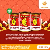 [Bundle of 3 Cans] New Moon Australia Abalone 425G [ 2028 Expiry 1 PC Abalone ]