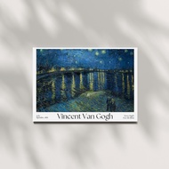 Van Gogh Landscape Painting Poster (A6 Size) Arles Wall Decoration Wall Decor Aesthetic