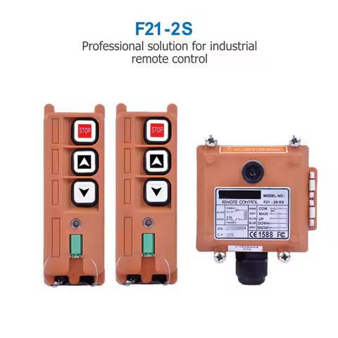 F21-2S Telecrane Industrial Radio Remote Control AC/DC Universal Wireless Control for Crane