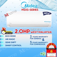 (WEST MSIA) Midea 2.0HP Inverter Air Conditioner With Ionizer MSXS-19CRDN8 R32
