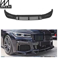 Suitable for BMW 7 Series G11 G12 MP Style 2019-2022 Front Bumper Lip Splitter Cover Glossy Black AB