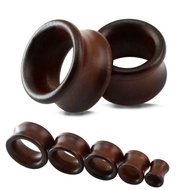 1piece Piercing EarPlug Tunnel Wood Earrings 8mm - 25mm