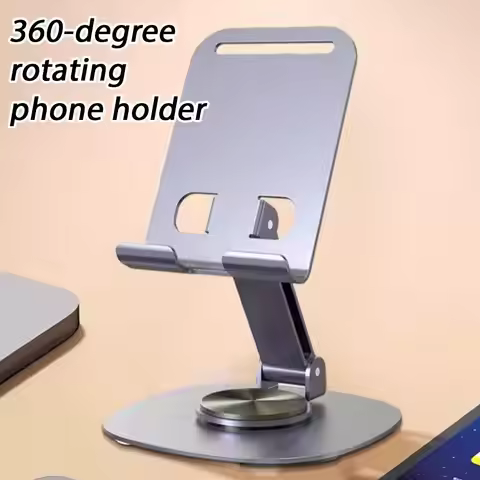 360° Rotating Table Cell Phone Holder Support Desktop And Up Phone Mobile To Cell Tablets Universal 