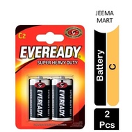 Eveready Zinc Batteries Super Heavy Duty C Pack Of 2