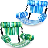 Sloosh Pool Floats Chairs Adult, 2 Packs Inflatable Pool Lounge Chairs,Blow up Pool Noodles Floats f