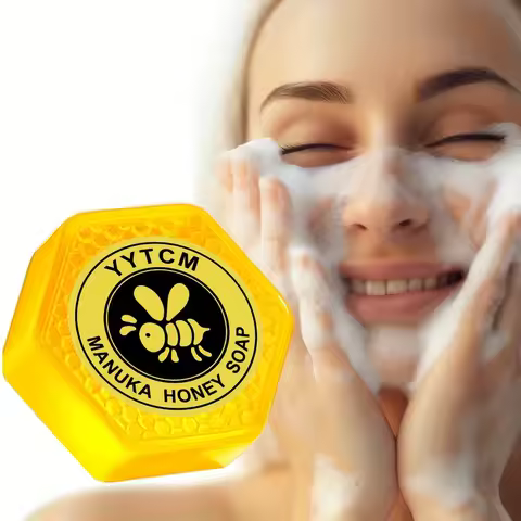 Manuka Honey Soap, Moisturizing and Hydrating Handmade Bath Soap, Cleansing Face, Body and Hand Soap