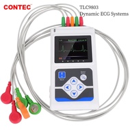 CONTEC TLC9803 ECG Dynamic Holter 3 Channel 24 Hours Analyzer Recorder PC Software