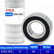 Bearing No. 6203 Machine Balancing Shaft Ball 186F 188F Bearing 6203 2RS Bearing 6203 - 2RS