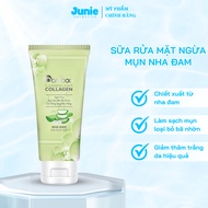 Sữa rửa mặt nha đam Bamboo giúp giảm mụn ẩn cấp ẩm da và cung cấp collagen cho da 150ml