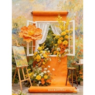 Rhodiography Event Background Shop Shopping Mall Photo Jewelry Props Punch-in Net Beauty Chen Window