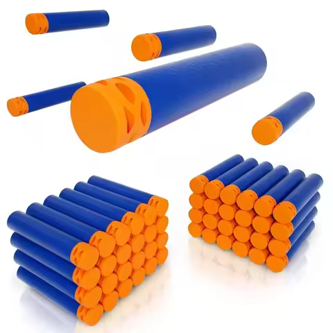 ACompatible For Nerf Elite Series Blasters 7.2x1.2cm Waffle Darts Refill EVA Soft Bullets Team Game