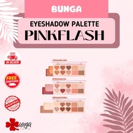 Bunga-Eyeshadow Palette Pinkflash/Eyeshadow Palette Complete/Eyeshadow Palette Pinkflash 12 Colors/E