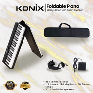 KONIX Foldable 88 Keys Digital Piano with Built in Speaker & Bag (PJ88 C / PJ88C)