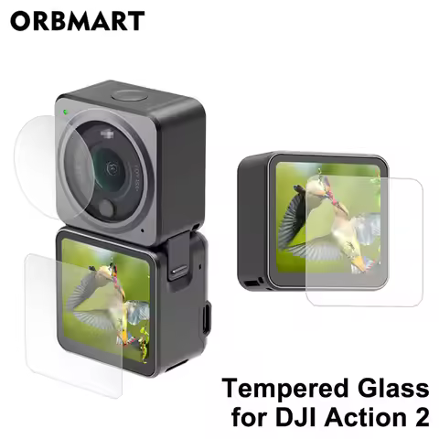 Tempered Glass Screen Protector for DJI Action 2 Lens Protection Protective Film for DJI Osmo Action
