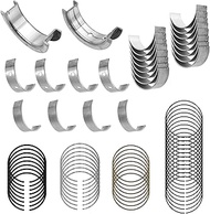 Main Rod Bearings with Piston Rings Fit for Chevy Silverado Tahoe Suburban, for GMC Sierra Yukon Gen