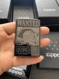 🍑支持消費券🌸ZIPPO防風煤油打火機 黑冰系列 海賊王路飛