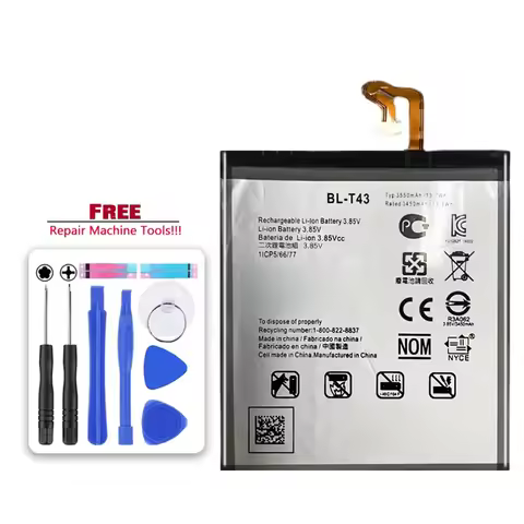 BL-T43 BL-T39 BL-T32 BL-51YF BL-42D1F Battery For LG G8S ThinQ LM-G810,G8 G7 G6 G5 G4 G4C G3 G2 mini