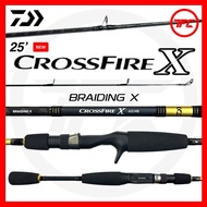 2025 DAIWA CROSSFIRE X 25’ Spinning & Baitcast Rod BC Baitcasting Casting CrossfireX Cast New