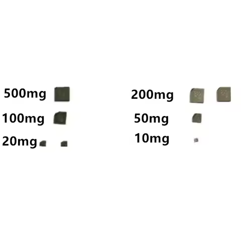 8Pcs M1 1.1g 10mg-500mg Grams Precision Calibration Scale Weight Set