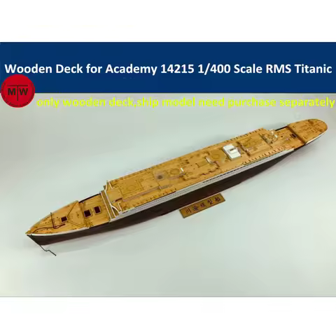 1/400 Scale Wooden Deck for Academy 14215 RMS Titanic Ship Model CY350044