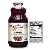 LAKEWOOD Organic Pure Beet Juice 946ML  Beetroot Juice