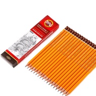 KOH 1500 HB, 2B, 3B, 4B, 5B Czech wooden pencil