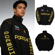 KSUAL Porsche F1 Embroidery Windbreaker Jacket Korean Jacket For Men America Varsity Windbeaker Jack