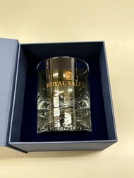 Royal salute皇家禮炮獅王威士忌杯/玻璃杯(附盒)
