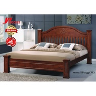 Yi Success Lucifer Wooden Queen Bed Frame / Quality Queen Bed / Katil Queen Kayu / Wooden Double Bed / Bedroom Furniture