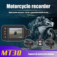 CHIMISS SE30 Motorcycle Dash Cam Front + Rear Camera 2 Inch Display Motorbike DVR System