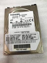 【電腦零件補給站】Toshiba MK4034GSX 40GB SATA 1.5Gb/s 2.5吋硬碟