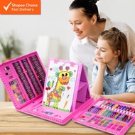 Kids Art Coloring Set – 208pcs / 150pcs Drawing Kit with Color Pencils & Stationery for Children