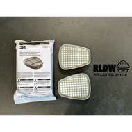 3m mask respiratory 6001 filter respirator mask(ready stock)