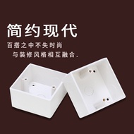 Type 86 Threaded Junction Box Wall Wire Box Universal Flame Retardant 86 * 86 * 48MM Wire Box Thicke