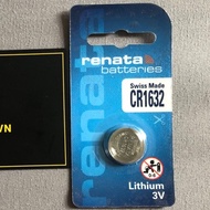 Renata CR1632 watch battery pack of 1 1632