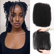 Teresa Afro Kinkys Bulk Human Hair For Twists, Afro Kinky-Curly Human Hair Bulk For Dreadlocks Exten