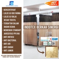 HOSPITAL CURTAINS | PARTITION | Clinic | SPA SPA SPA | SALON SALON | WHITE CURTAIN FABRIC ANTI-INFEC