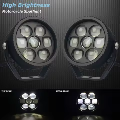 4D 52W/Pcs LED Work Light Spotlight Fog lights Driving Lamp For BMW R1200GS R1250GS F800 F850 F900 M