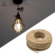 [szgrqkj3] Textile Hemp Electric Wires 2x0.75mm Rope Wire Lamp Cord for Table Lamp Pendant