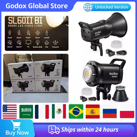 Godox SL60IIBI SL60IID COB LED Video Light 2.4G Wireless/Bluetooth Control Continuous Lighting Bowen