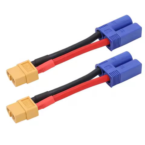 XT60 Female to EC5 Male Connector Adapter Cable 12AWG Silicone Wire for RC Car Airplane 3.74in RC Ba