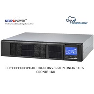 NEUROPOWER CRONUS 1KR 1KVA RACKMOUNT TRUE DOUBLE-CONVERSION BACKUP BATTERY/UPS