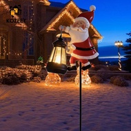 KOZEEY Weatherproof LED Solar Christmas Light, Designed to Be Planted in The Ground (78 Cm Tall), Id