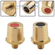 CHIHIRO1X3EE Brass Battery Post Extender, Positive Negative Hexagon Base Battery Terminal Adapter, H